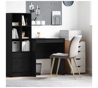 vidaXL Desk Black Oak 70 x 50 x 76 cm