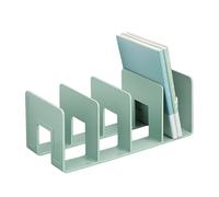 Desk Bookend 4 Compartments Multifunctional Desk Organizers Book Stand Book Magazine Stand For Office Supplies Magazine Display Shelf