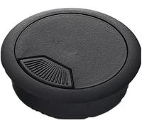Desk Cable Hole, Grommet 1/2/5/10pcs 35mm 50mm 53mm 60mm 80mm PC Computer Plastic Table Tidy Wire Cover Cap Plug(Black 53mm,10pcs)