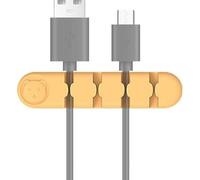 Desk Cable Organizer Clip - Silicone Cable Clamp, Table Cable Anchor, Fixing Device for Soft Rubber Cables, Electric Line Guide | Control D