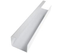 Desk Cable Organizer White Pvc Cable Raceways Tray | No Drill Installation, Stable Load-bearing Storage Area, Office Workers Cable Management for Neat Desk Wiring