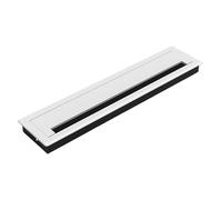 Desk Cable Tidies Grommet Set Metal Rectangle Cord Cover With Brush Interior Multipurpose Metal Desk Grommet With Brush Thickening Cable Management Grommets Homes Office Cord Organizes Inserts Hole