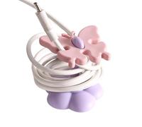 Desk Cable Tidy | Cute Non-Slip Cord Clip and Wire Clip | Under Desk Cable Management - For Headsets TV PC Laptop Fixed Ethernet Home Living Room Bedroom Kitchen Table