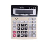 Desk Calculator 12 Digit Large Display Big Buttons Voice Reading Office Calculator for School Business Family Plastic Aluminium Compact Size