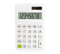 Desk Calculator 8 Digit LCD Display Solar Battery Big Button Accounting Antislip Bottom for Home Business with LCD Screen
