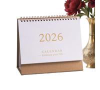Desk Calendar, 19 Inch Creative Planner for and Office, Functional Design with the Check in of the Daily Plan, for Holiday, Birthday, Tracking, Study Room, Bedroom, Café Man