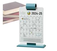 Desk Calendar - 2.36 Inches Home Decor, Standing Desktop Calendar, Creative Schedule Planner With Elegant Design | For Living Room Study Supporting Organization Time Management Enhancing Productivity