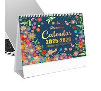 Desk Calendar 2025-2026, Desk Calendar, Aesthetic Art Calendar, January 2025 - December 2026, Planner Calendar for Organising and Planning