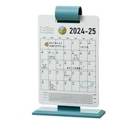 Desk Calendar 2025 - Decorative Desktop Ornament, Stylish Standing Paper Planner, Monthly Schedule For Writing Reminders | Elegant Office Bedroom Study Room Bookshelf Home Decoration