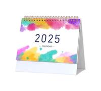 Desk Calendar 2025, Monthly Desk Calendar 2025 - 7.6 x 6.7 Inch Desk Pad Calendar, Thick Paper Desktop Calendar with To-Do List and Notes, July 2024 - December 2025 for Celebration