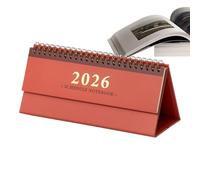 Desk Calendar 2026 | 2026 Tear-Off Calendar with Spiral Springs Standing Base - Inspirational Table Planner for Organisation Home School Classroom Fitness Dorm Gym Kitchens Workplace