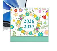 Desk Calendar 2026-2027 - Large Wall Calendar, 18-Month Spiral Bound Desktop Planner For Home Work Study School Daily Weekday Bedroom Nursery Christmas Holiday Party Travel