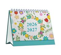 Desk Calendar 2026-2027, Thick Paper Monthly Planner, Desk Calendar from January 2026 to June 2027, for Home Office, School Planner, Academic Timetable Planning, Teachers and Students
