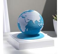 Desk Calendar 2026 3D Earth Time Piece Tear-Off Memo Pad - 365-Day Paper Sculpture Planning Calendar with Plastic Base & Clear Acrylic Cover - Inspirational Daily Notes, Christmas & New Year Gift