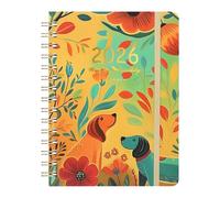 Desk Calendar 2026 - 8.46 Inches Weekly Planner for Daily Task Tracking, Goal Setting with Spiral Bound Layout, Appointment Organizer for Travel Workplace School, Personal Schedule Notebook, Habit