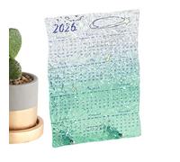 Desk Calendar 2026 | Artistic Transparent Acrylic Planner, Monthly Calendar, for School Dormitory Study Planning Decoration Organization Daily Life