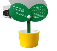 Desk Calendar 2026 - Bud Shaped Organizer - Calendar Cube Pen Holder 2026 - For Men Women Colleagues Christmas Male Employee New Year Adults Father's Day Dad