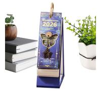 Desk Calendar | 2026 Calendar with Oil Painting Motifs | Keepsake: This standing format desk calendar is designed with art lovers in view and integrates cultural as well as aesthetics