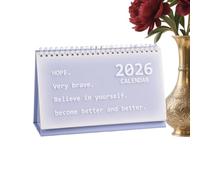 Desk Calendar 2026, Korean Style Monthly Portable Planner, Planner for Offices | For Classroom Offices School Family Home Work Women