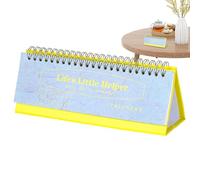 Desk Calendar 2026 | Large Lined Blocks Thick Paper - January to December Desk Calendar | For Planning Home Office School Dorm Apartment Family Study Work New Year