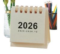 Desk Calendar 2026, Monthly 2026 for Desk | Daily Planner in Refined Paper for Organizing Office Home School