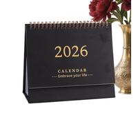 Desk Calendar, 2026 Monthly Planner Made of Paper for Desk, Standing Planner for Appointment, Students, Teachers, Managers, Living Room, Bedroom, Study