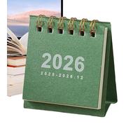 Desk Calendar 2026 - Paper 6.5x7x3cm Portable | 12 Months Desktop Calendar for Daily Planning, Appointment Tracking, Goal Setting, Home Office School | Daily Scheduler Aesthetic Paper