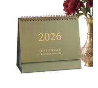 Desk Calendar | 2026 Paper Monthly Desktop Organizer Calendar,Planner Decorative for Planning Date Daily Check-in Students Teachers Managers Study Room Office School Dorm Cafe
