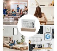 Desk Calendar 2026 - Personal Planner and Planner with Planning Paper, Decorative Standing Table Calendar | for Home, Office, School, Classroom, Dormitory and Study