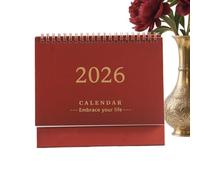 Desk Calendar,2026 Small Monthly Calendar for Home - Planner Decorative for Planning Date Daily Check-in Students Teachers Managers Study Room Office School Dorm Cafe