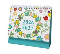Desk Calendar 2026 | Weekly Monthly Planner With Notes,Plant Patterns For Planner And Desk Decoration | For Planning Agenda Planner Home Office Class Teacher Student Christmas