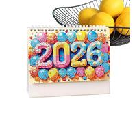 Desk Calendar, Creative Calendar Monthly Diary 2026 Sheets for Home School Office Family Teachers Friends