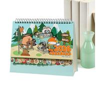 Desk Calendar | Decorative Agenda Capibara 2026 | Standing Table Calendar for 12, for Children Adults Boys Girls Home Apartment Office Desk Table School Classroom