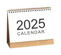 Desk Calendar, Desk Calendar 2025, Twin Wire Binding Planner - Modern Calendar 2025, September 2024 - December 2025, Permanent Planner for Home