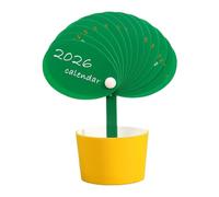 Desk Calendar - Desk Planner Bud Shape - Writing Calendar with Pen Holder - for Office Colleagues Christmas Employee Male New Year Adults Father's Day Men