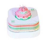 Desk Calendar - Detachable Cake Style Notepad 2026, 3D Desk Planner And Organizer | Daily Schedule Management Usage Scenario For Study Room, The S