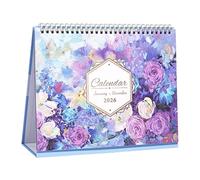 Desk Calendar for Simplified Organization - Aesthetic Organization Calendar for Simplified Planning - Monthly Organizer Decorative Floral Pattern for School Office Home Teacher