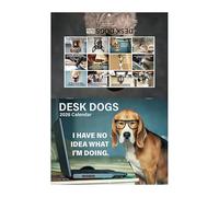 Desk Calendar - Holiday Calendar Planner, 2026 Working Dog Creative Planner For Planning Home Family School Friends Workplace Table Organizing