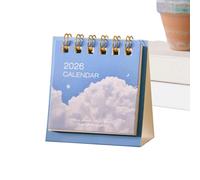Desk Calendar, Mini Monthly Tracking | Desk Calendar 2026 - for Dad Father's Day Christmas New Year Office Home School Men Women Colleagues Adult Employees