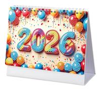 Desk Calendar Ornament,2026 Monthly Flip Desktop Calendar List,2026 with Ca To Do Personal Standing