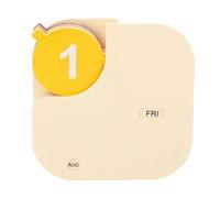 Desk Calendar Plastic Paper Innovative Desktop Stress Relief Calendar Ornament Mini Calendar Cheese Perpetual Calendar for Office Home