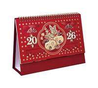 Desk Calendar - Traditional 12-Month Year of the Horse Schedule Planner, Monthly Organizer for Classroom, Dorm, Living Room, Bedroom, Adults, Teachers, Students, Kids, Teens, and Friends, Desk Organiz