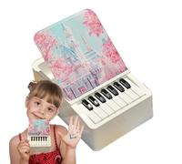 Desk Calendar with Piano, Playable Finger Piano Decorative Monthly Desk Calendar, Music Calendar, Creative Desk Calendar with 32 Famous Songs, Aesthetic Room Decor for Desktop