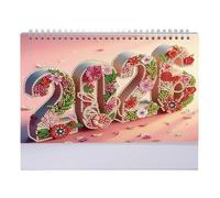 Desk Calendars - Monthly Desk Planner with Painting, Fun Cartoon Decor for Monthly Classroom Organization, Family, Table, School and Work