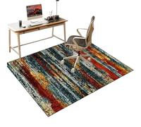 Desk Carpet Protector 130 x 160 cm, Office Chair Mat for Hard Floors, Gaming Chair Mat for Hardwood Floor, Non slip Floor Protective Mat for Chairs Mat, Anti-slip Floor Protector for Rolling Chair