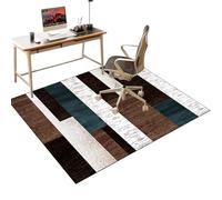 Desk Carpet Protector 140 x 160 cm, Office Chair Mat for Hard Floors, Gaming Chair Mat for Hardwood Floor, Non slip Floor Protective Mat for Chairs Mat, Anti-slip Floor Protector for Rolling Chair
