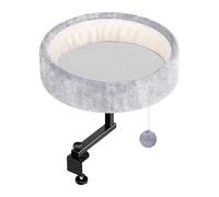 Desk Cat Bed | Adjustable 360 Degree Rotation Soft | Indoor Cat Bed Fixed to the Desk - For Apartment Life Study Dining Rooms Sleep Rest Sleep