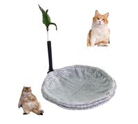 Desk cat bed chair 360 Rotation Adjustable Desktop Attachment Cat Perch Height Comfortable Elevated Nest for Home Furniture Office Spinnable Indoor Mounted Work Accessories Supports up to 50lbs(A)