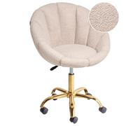 Desk Chair ANNABELLE Boucle Beige