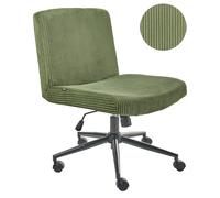 Desk Chair GEDDES Corduroy Green